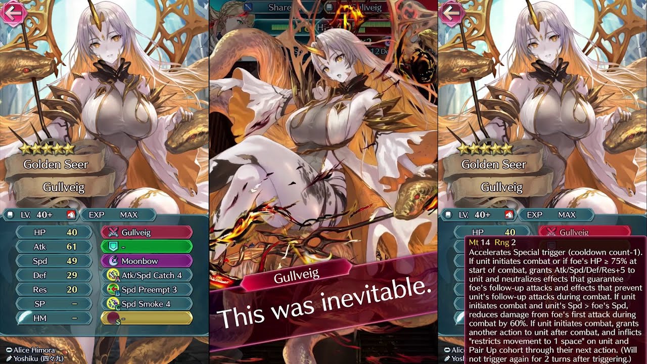 Fire Emblem Heroes: Gullveig: Golden Seer [Showcase: Gullveig Tome Animation]