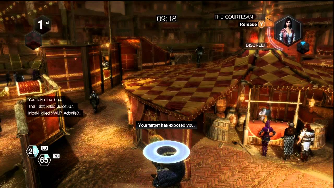 Assassin's Creed Brotherhood - Assassinate Tournament Finals (Best 2 Games) With Commentary