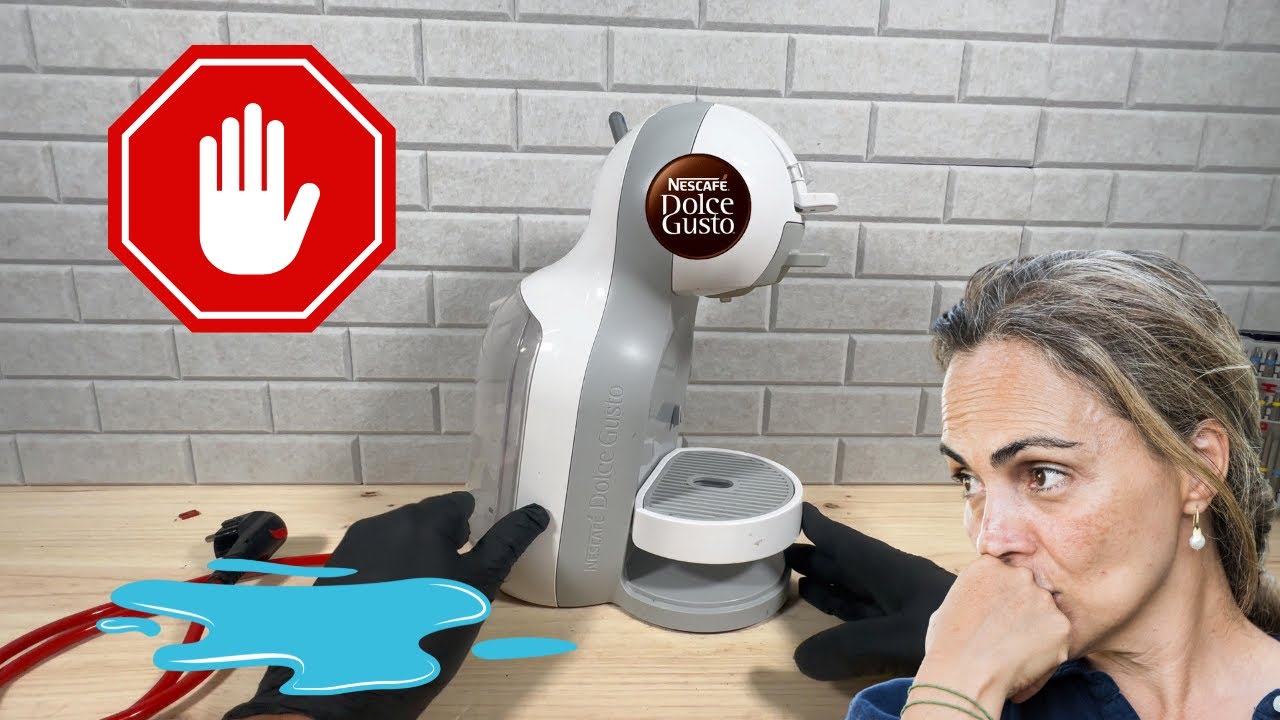 Cafetera Dolce Gusto Mini Me pierde agua por el deposito | Solución fácil y rápida