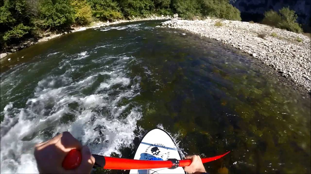 Descente de l'Ardèche en stand-up-paddle