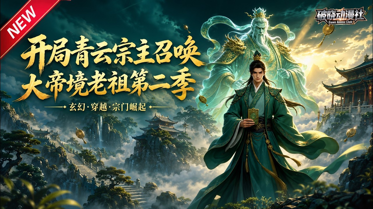 MULTISUB📢新番上线《开局青云宗主召唤大帝境老祖》第2季丨掌门觉醒宗门系统，大帝护法，三徒皆是旷世天骄！#最新漫剧 #破晓动漫社