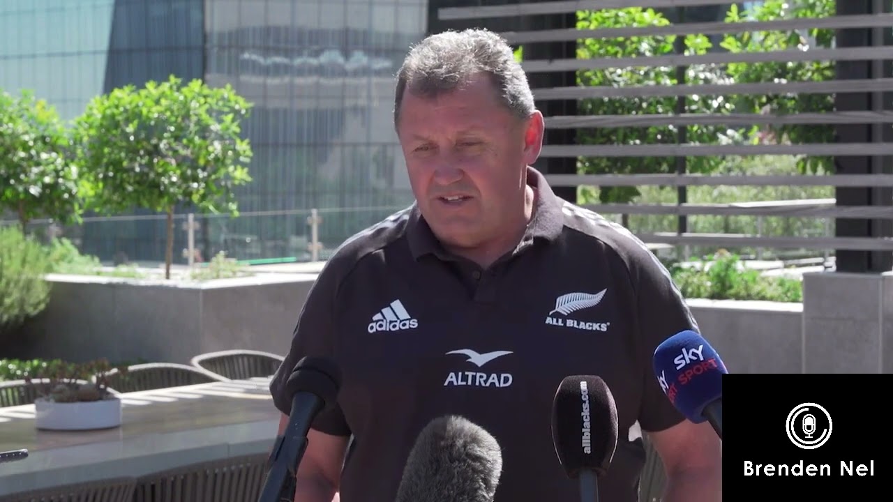 All Blacks coach Ian Foster was asked if he has the support of NZ Rugby - this was his answer