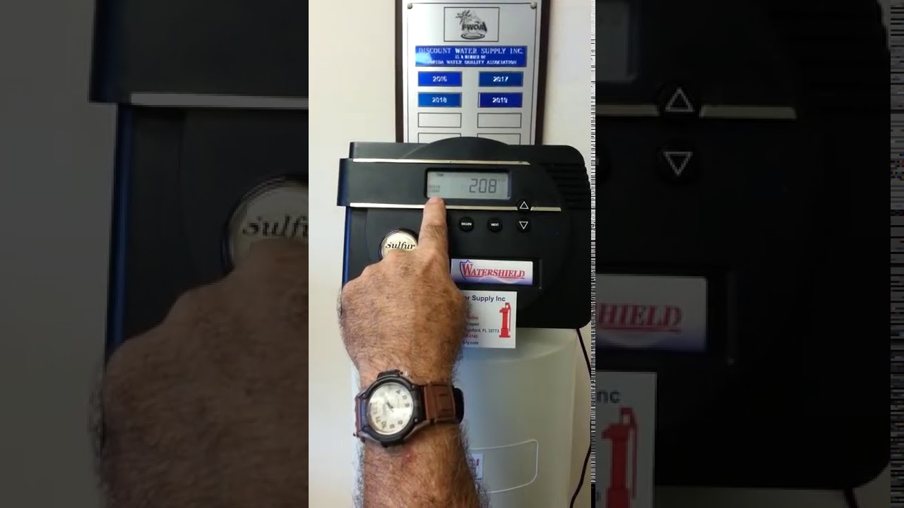 How To Program a WaterShield SulfurBlock filter by Discount Water Supply | 407-323-9010