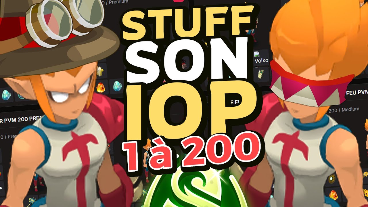 STUFF son IOP sur DOFUS 3 en 2025 (du lvl 1 &agrave; 200)