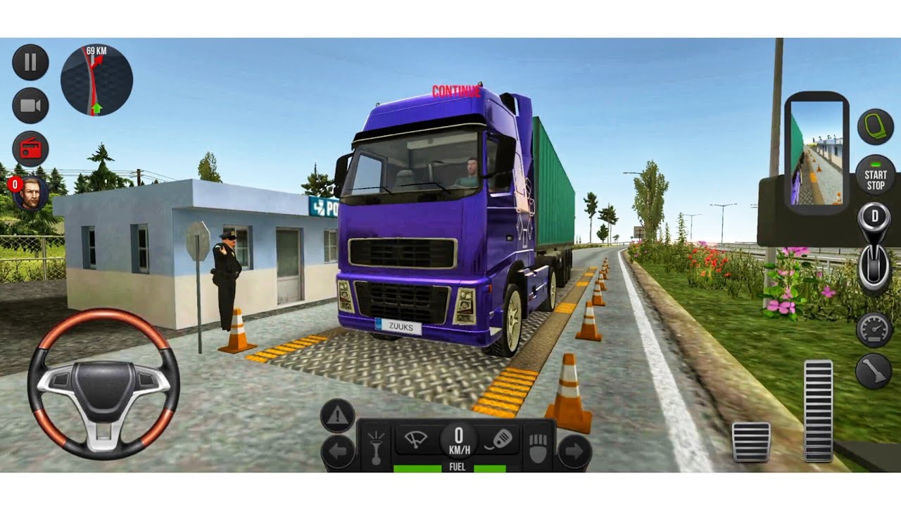 Truck simulator europe| part 2 truck driving game Android gameplay 