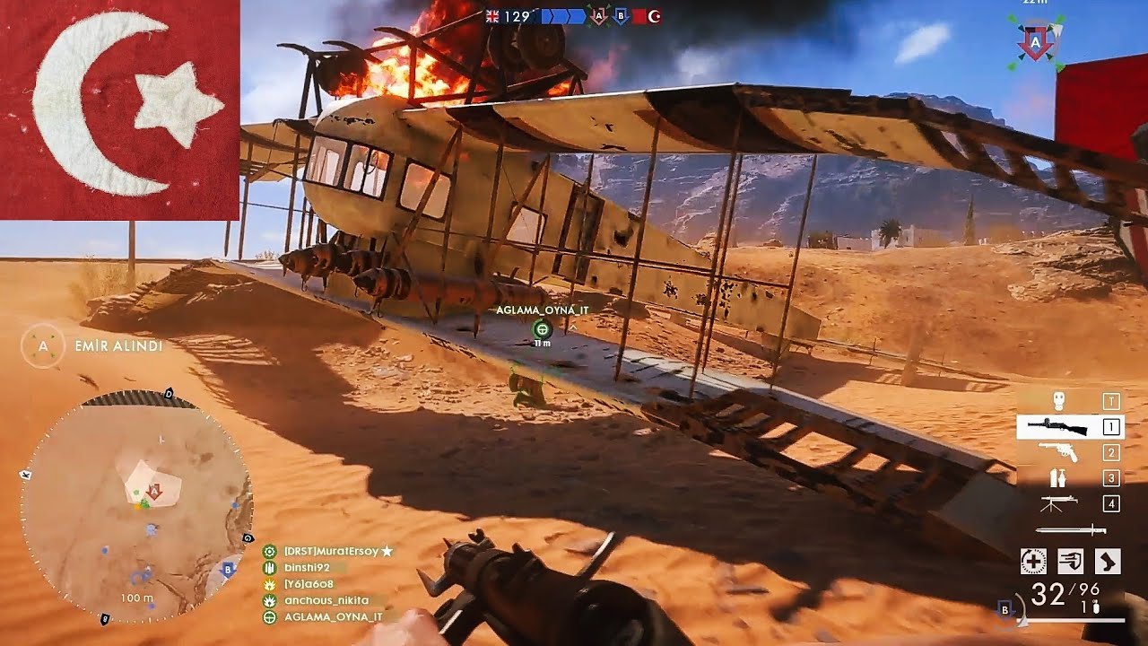 ÇÖKERTME AMA İNGİLİZ OLARAK I Battlefield 1 Türkçe #33