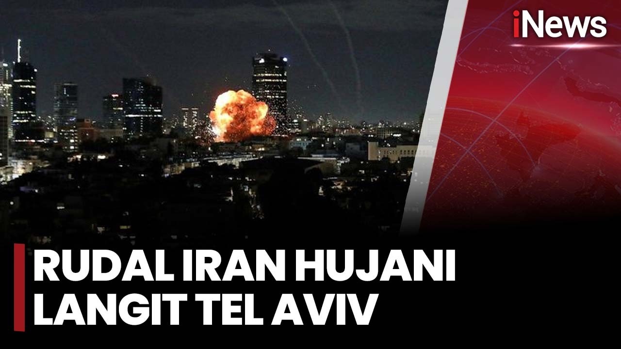 Begini Momen Warga Israel Panik saat Serangan Rudal Iran Datang | iNews Siang 12/3