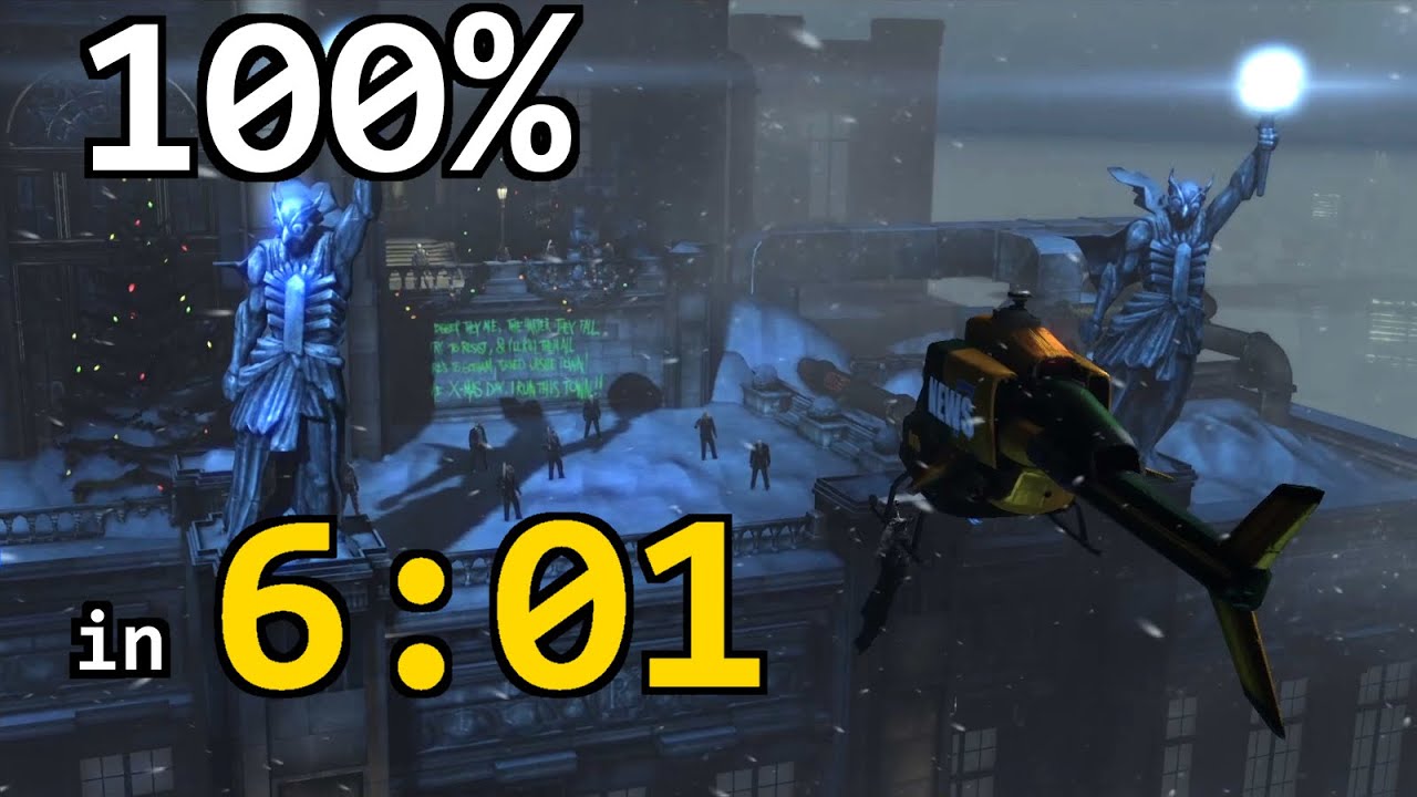 Batman: Arkham Origins Speedrun (100%) in 6:01:03 [obsolete]