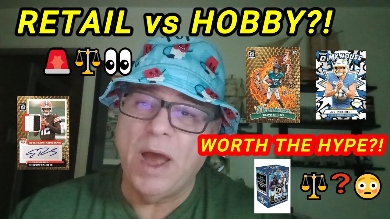 Packman Opens 2025 Donruss Optic 🔥 Retail vs Hobby Blasters