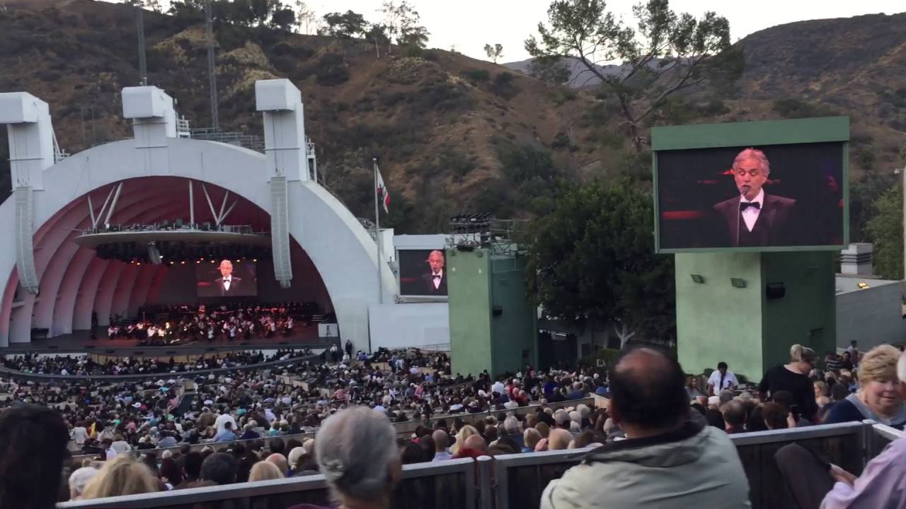 Andrea Bocelli Hollywood Bowl 2016