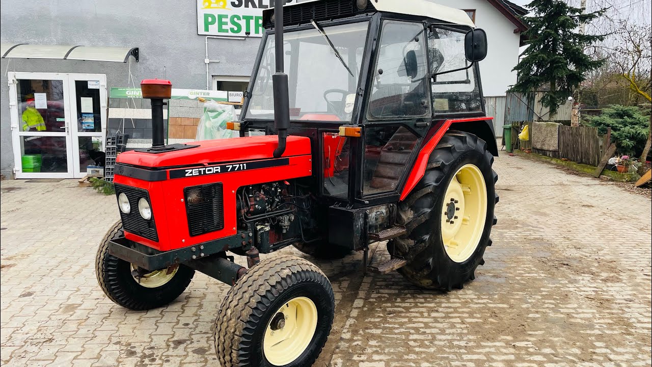 ZETOR 7711 TURBO! 81KM! Przód w górze! Na sprzedaż/for sale,prezentacja/review,engine sound*PESTROL*