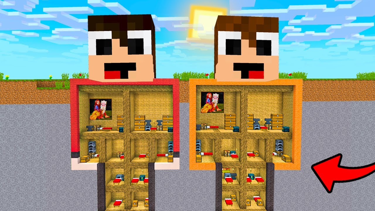 TAJNA BAZA SmileSlow vs Sebek w Minecraft!