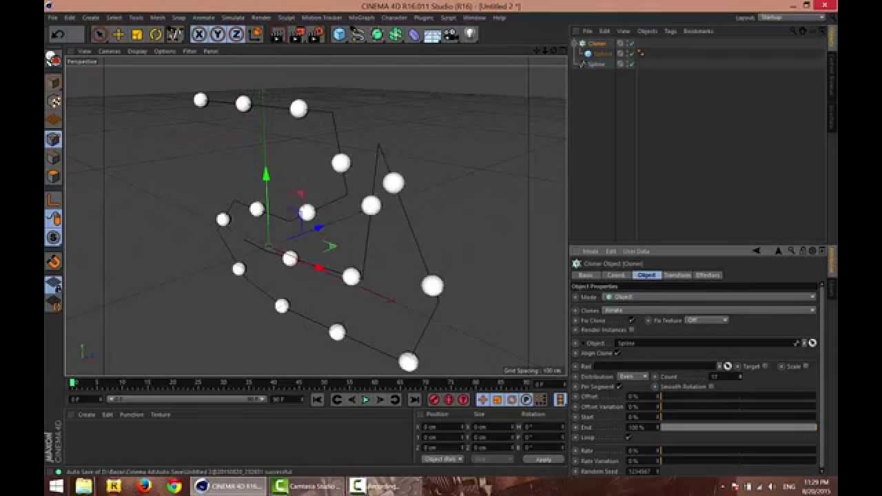 C4D Tuto = Cloner to Object