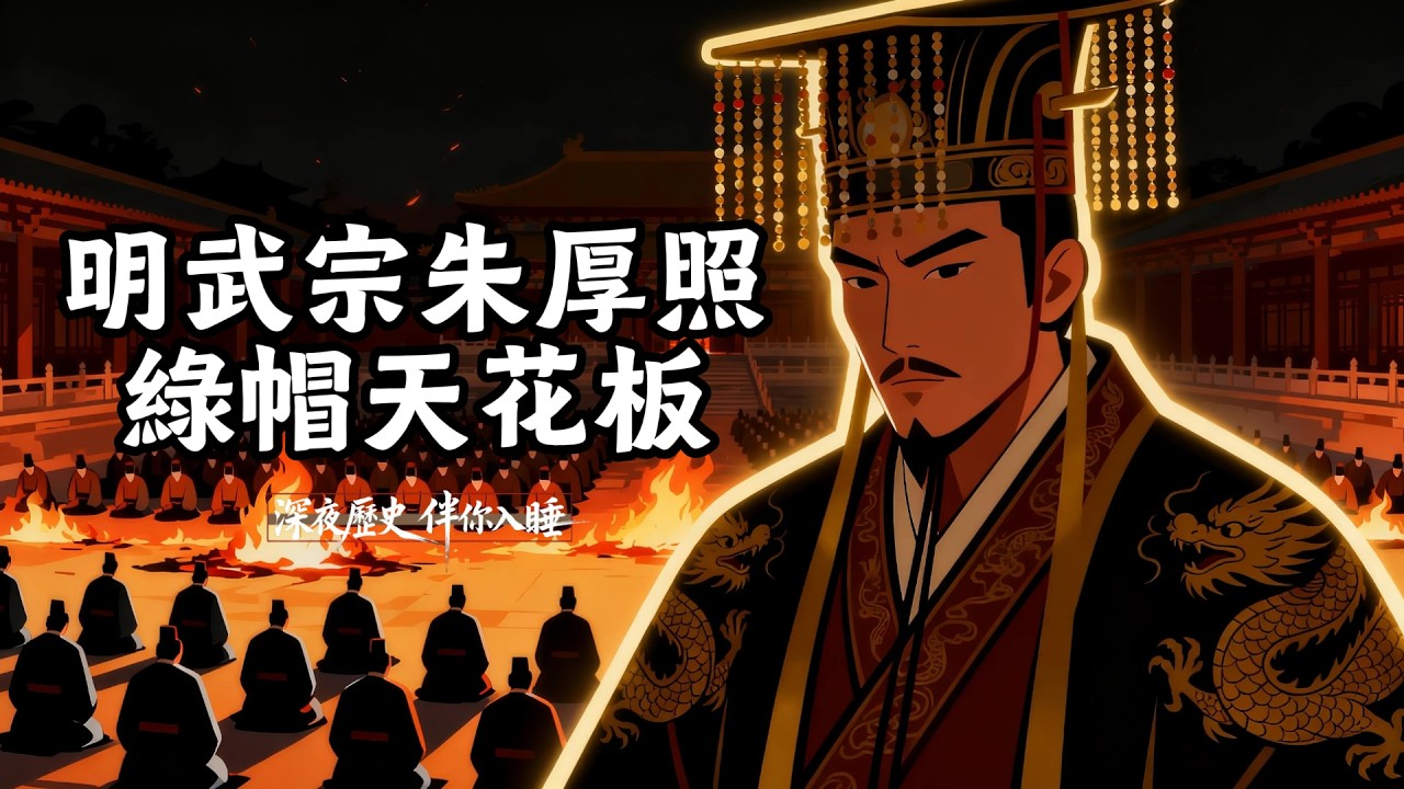 明武宗朱厚照：歷史上頭頂最「綠」的皇帝，膝下兒子127個，卻沒有一個是親生的...|深夜歷史，伴你入睡#歷史 #焦慮 #失眠 #安眠 #歷史冷知識 #history