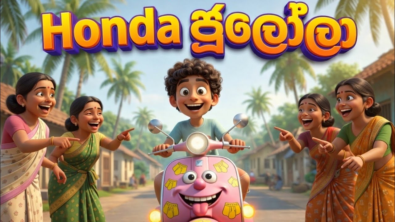 Honda ජුලෝලා 😂 | කොළඹ ගිහින් ගත්ත Funny Scooter එක | Sinhala Comedy Parody Song 2026 #comedysongs 