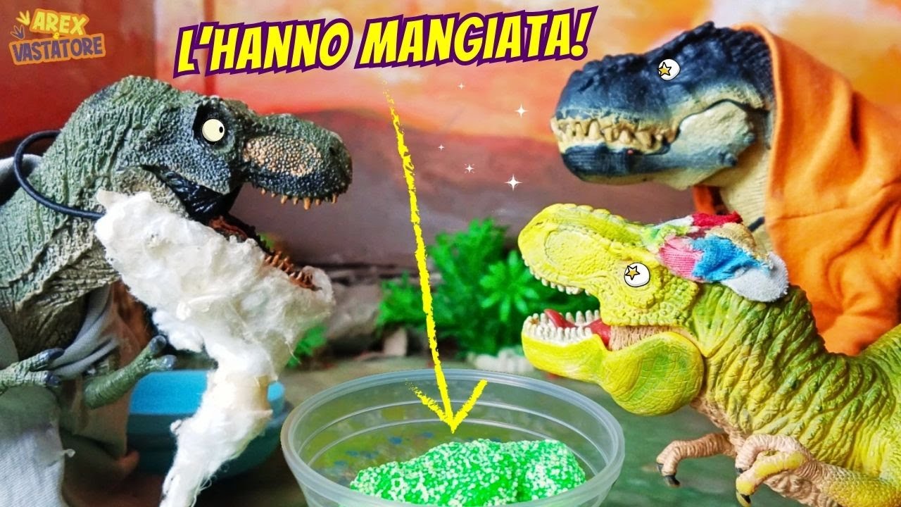 La pasta dello stupore 😲✨🦖 Arex & Vastatore