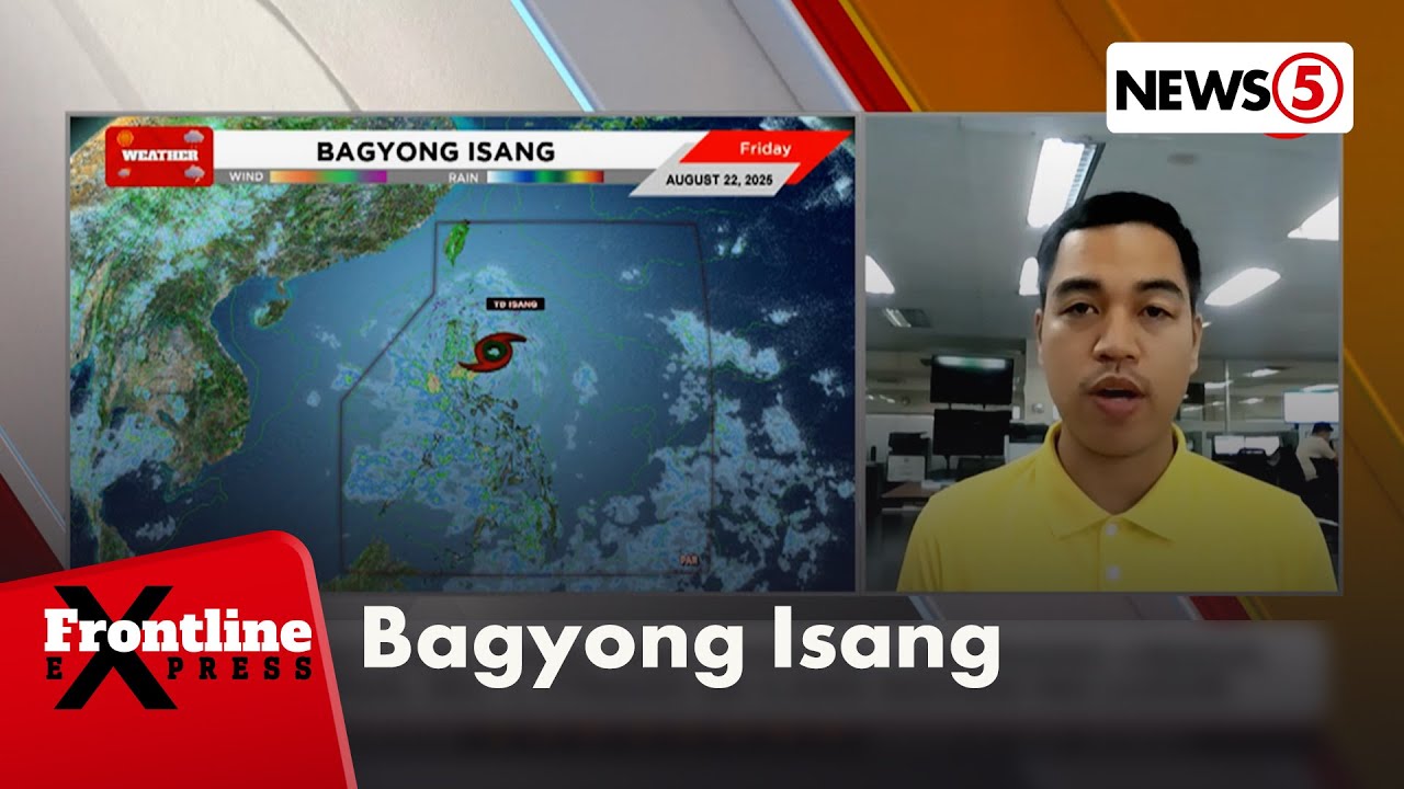 Bagyong Isang, nag-landfall na; Signal No. 1, itinaas sa ilang bahagi ng Luzon | Frontline Express