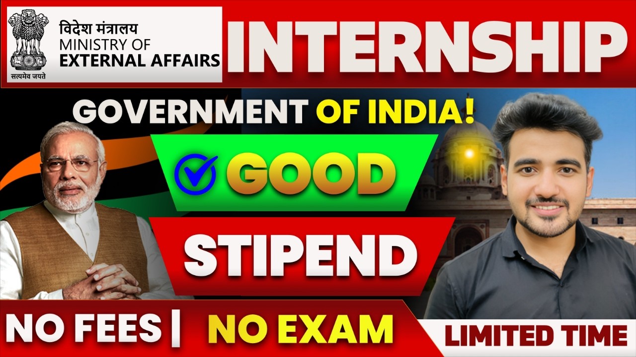 Ministry of External Affairs | MEA Internship 2026 | Any degree Student | Government Paid Internship
