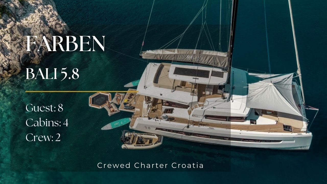 Bali 5.8 Farben, Luxury Catamaran Charter Croatia