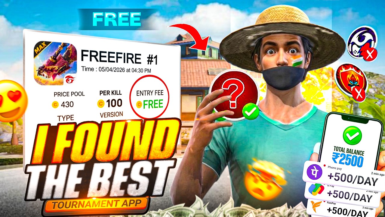 I Found The Best Tournament Apps 💰🔥 | Entry ₹0 🤯 Per Kill ₹10 🤑 | Best Free Tournament App 😍