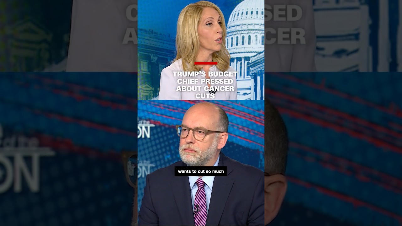 Dana Bash presses Trump&rsquo;s budget chief about cancer cuts