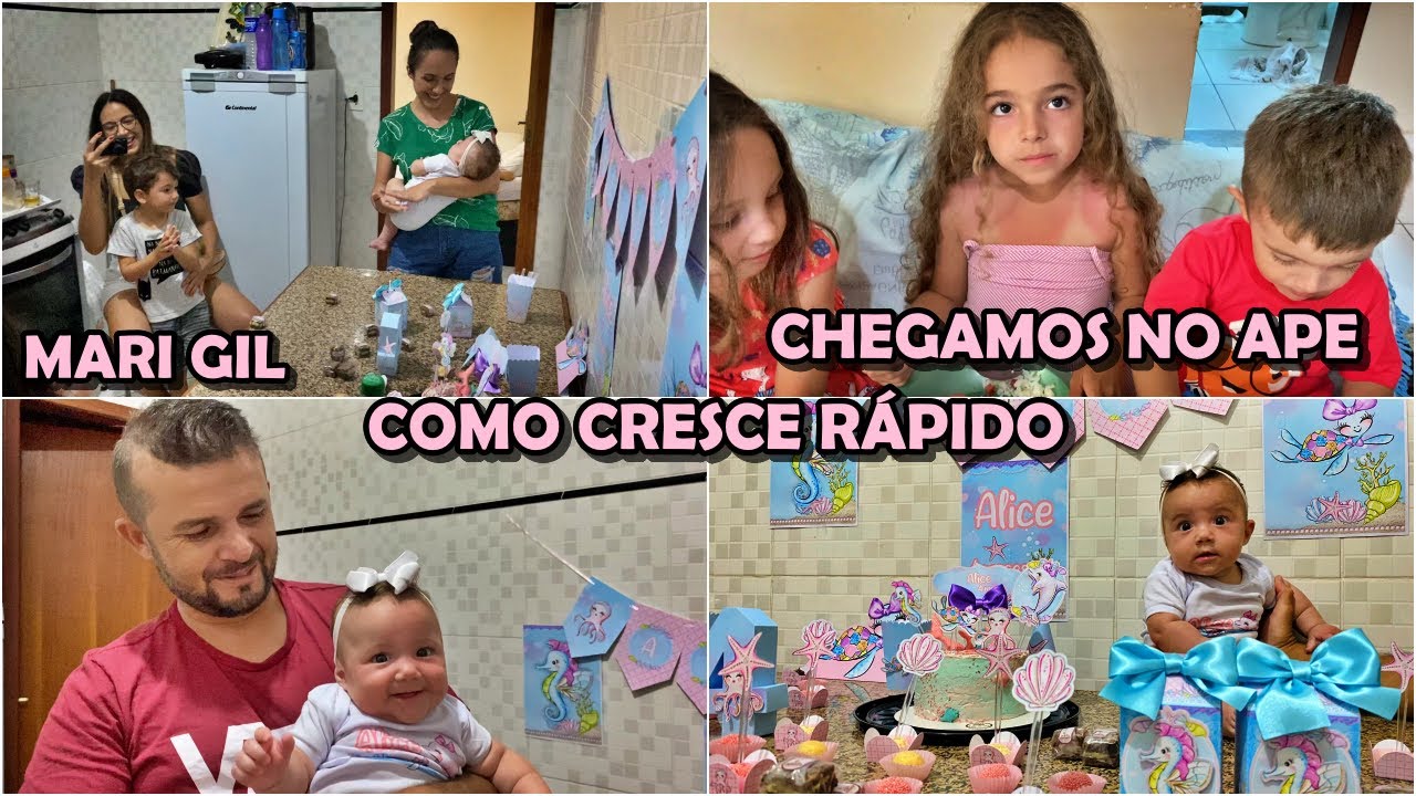 4° MÊSVERSARIO DA ALICE - FUNDO DO MAR / A MARI GIL VEIO PRA FESTINHA