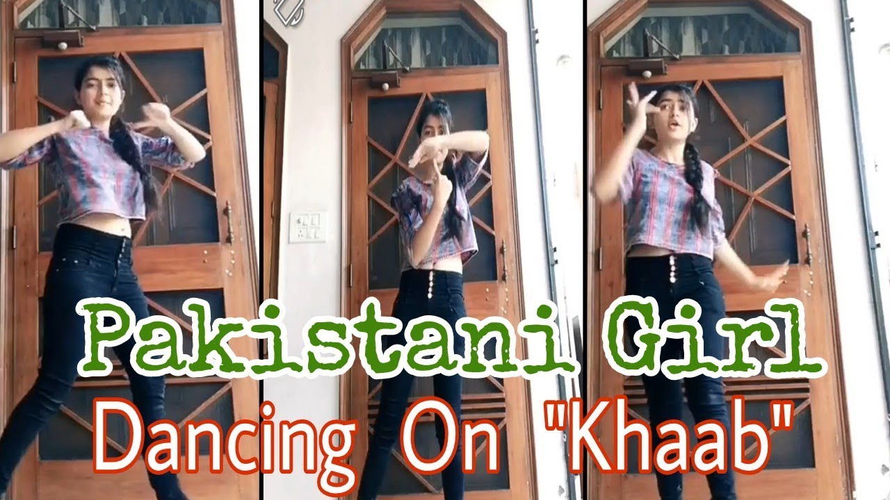 Cute  Pakistani Girl Amazing  Dancing On Khaab By Akhil Musically  Viral Trends