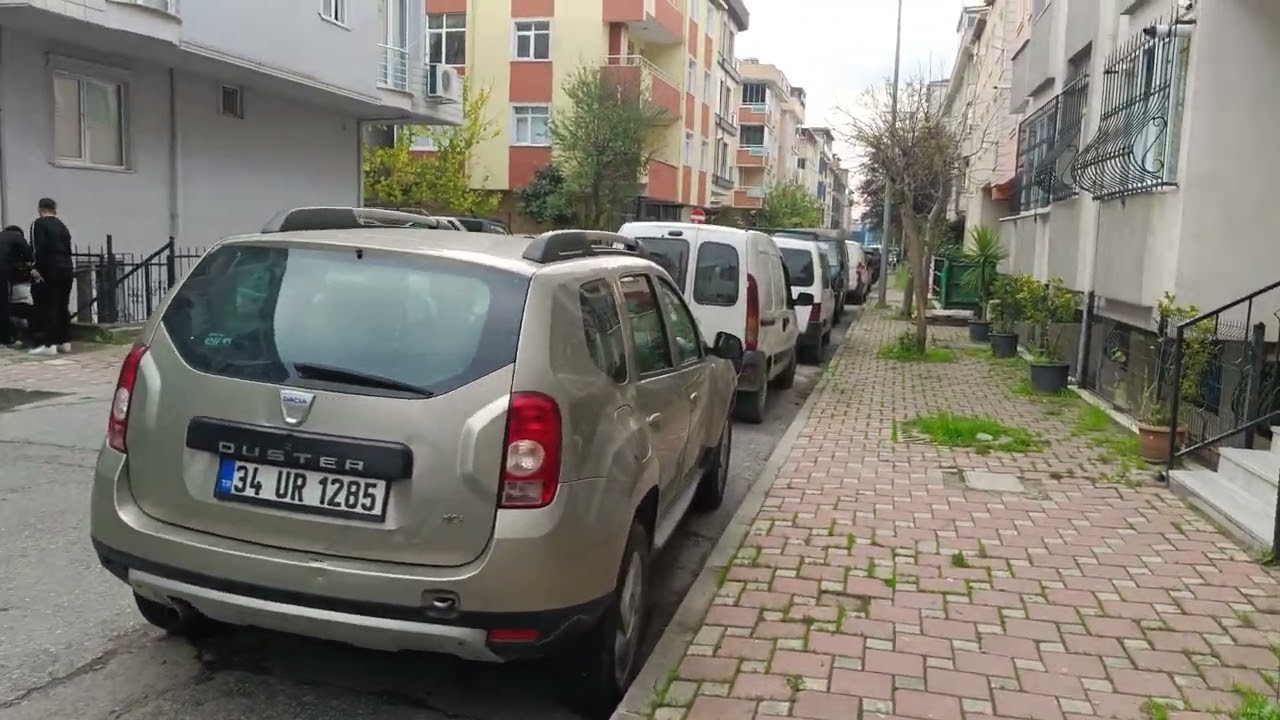 Istanbul Walking Tour - Çekmeköy (Çamlık Mh) - Fırın Street - Peaceful Living 4K