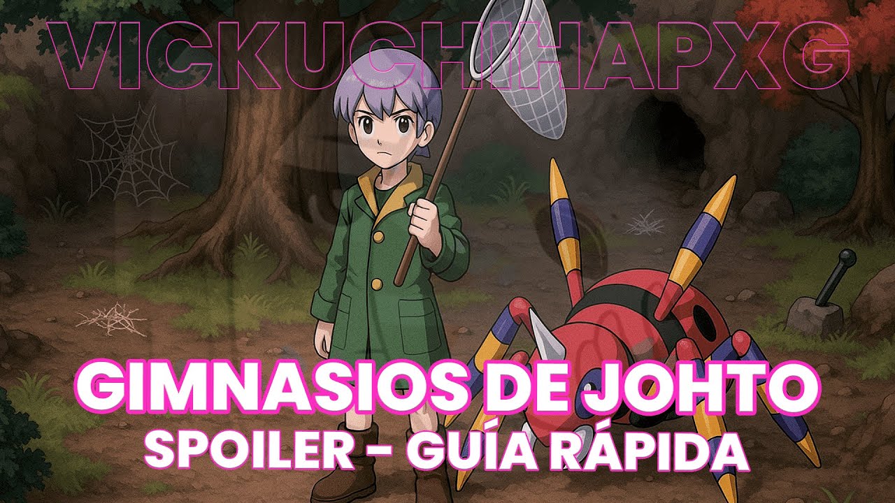 SPOILER DE TODOS LOS GIMNASIOS DE JOHTO - GUÍA RÁPIDA (POKEXGAMES) 2025