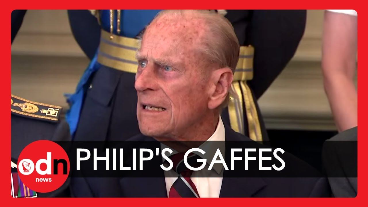The Duke of Edinburgh's greatest gaffes caught on camera
