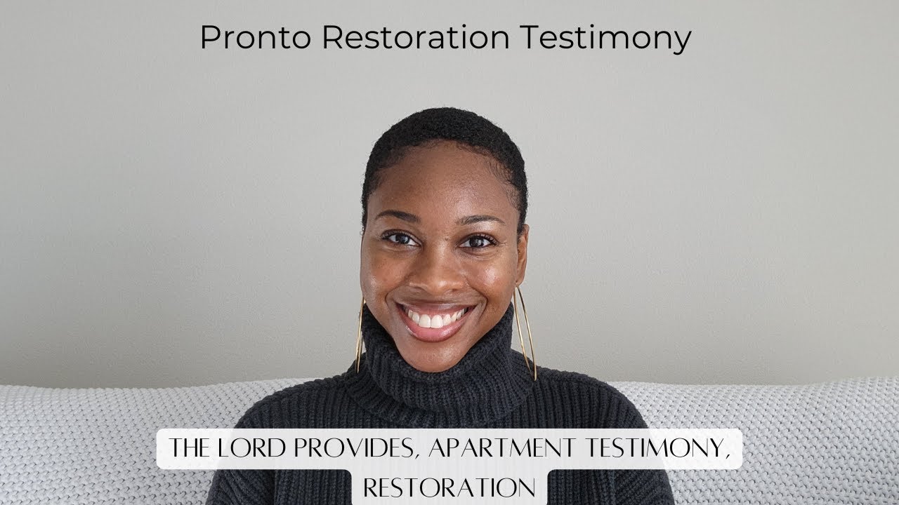 Pronto Restoration Testimony | Apartment Testimony | THE LORD Did It In 1 Day | THE LORD Makes A Way