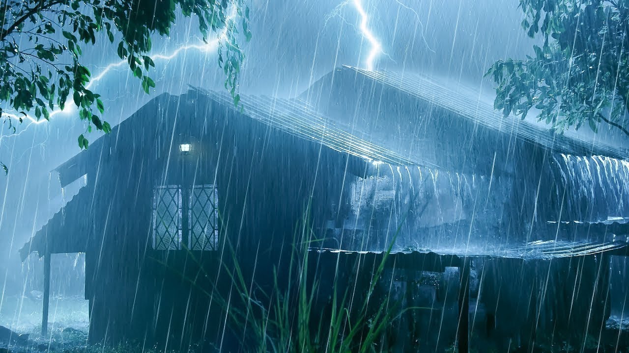 Deep Sleep ASMR with Rain & Thunder Sounds | Fall Asleep Quickly Meditate Calm & Boost Concentration