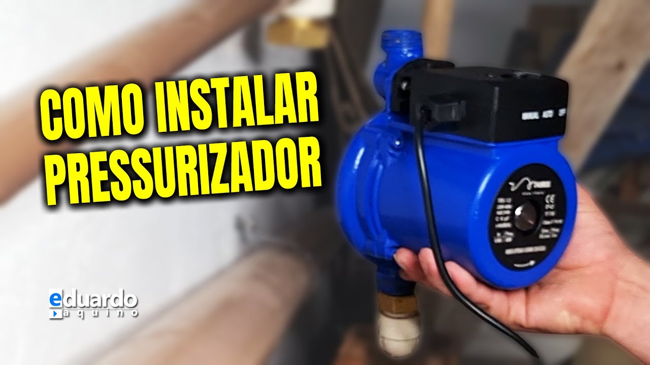 Instalação Pressurizador BOM e BARATO da TAURUS TRS-12