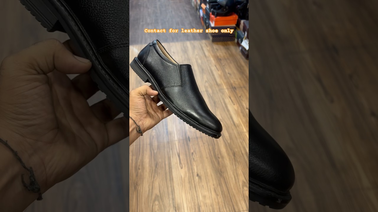 Black formal without lace shoe | international export leather house # leather shoe store #shoe