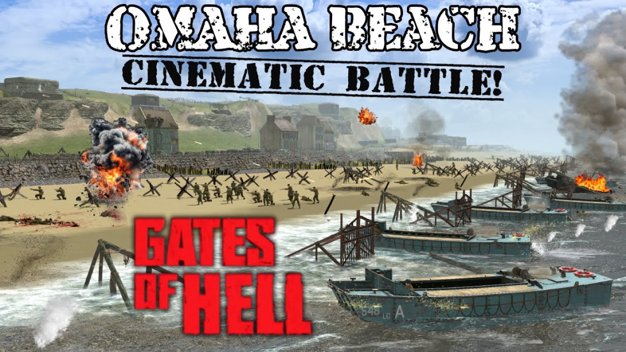 Omaha Beach D-Day Landing Recreated In Gates Of Hell!