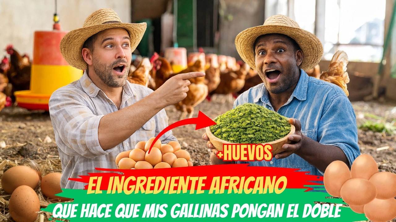 “El secreto africano que duplicó el peso de mis gallinas… y ahora ponen diario”