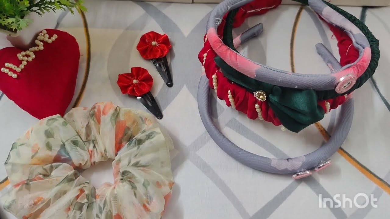 waste material se banaye Sundar hair band