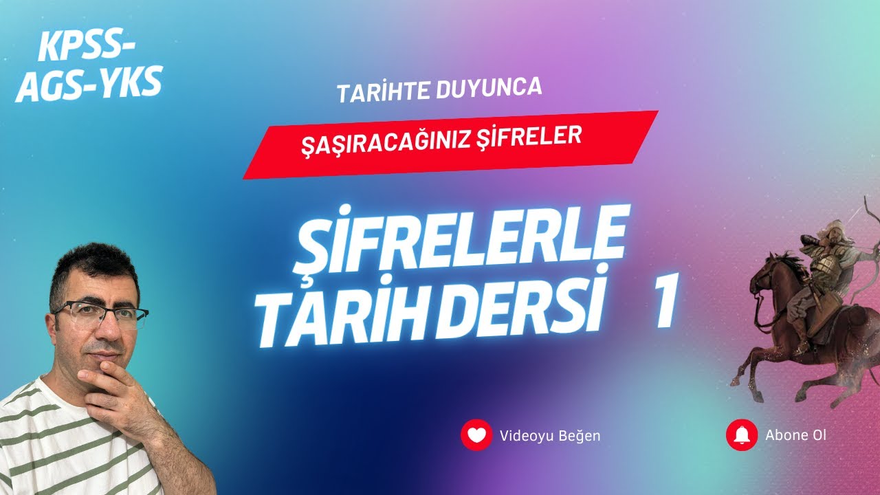 ŞİFRELERLE  TARİH DERSİ 1