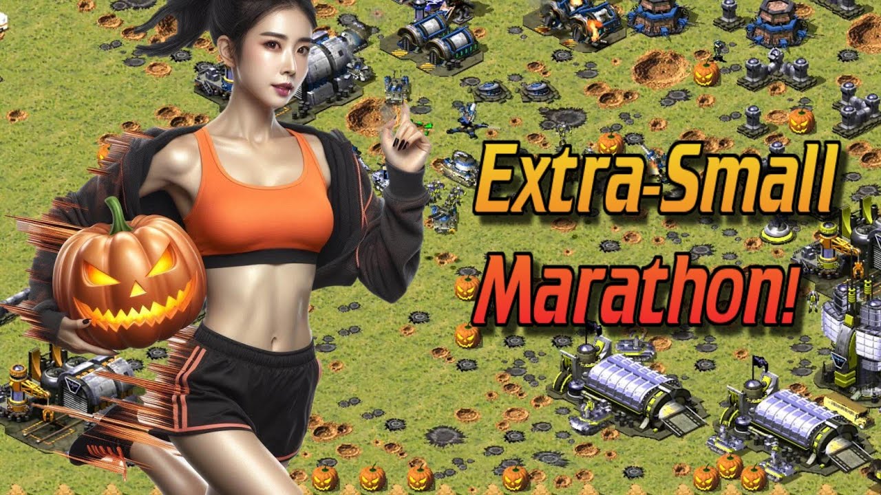 🎃 Jack-o'-lantern Galore Marathon on Extra-Small Crates for Fun Map Red Alert 2 Multiplayer Madness!