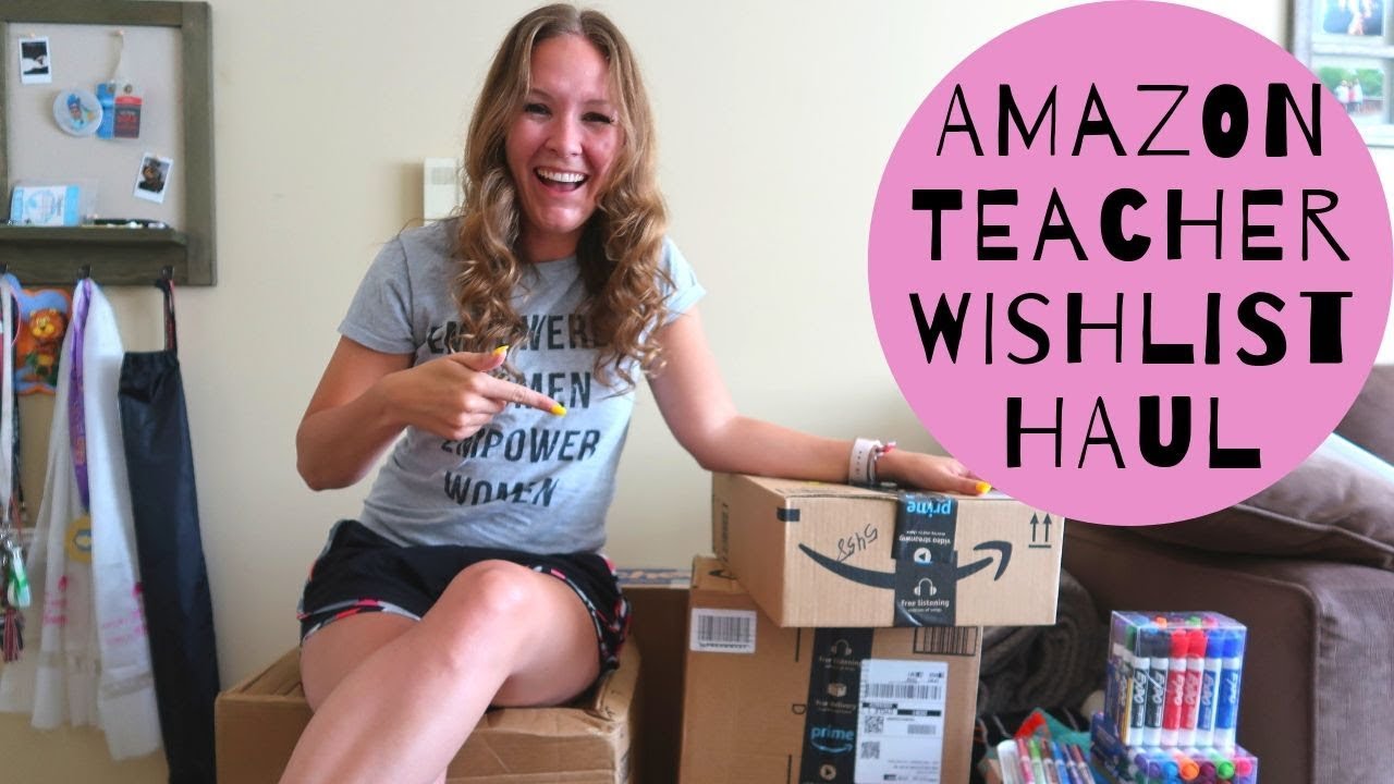AMAZON TEACHER WISHLIST HAUL // unboxing my amazon music classroom wishlist