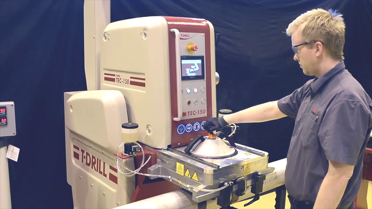 T-DRILL TEC-150 Collaring machine & Tube measuring table 2017