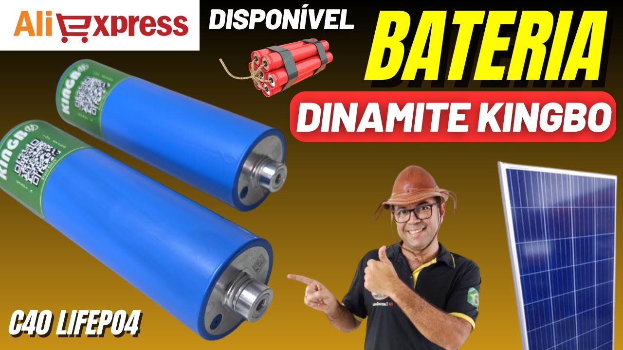 LIFEPO4 C40 A DINAMITE DA KINGBO - E PB1212AH  I Energia Solar