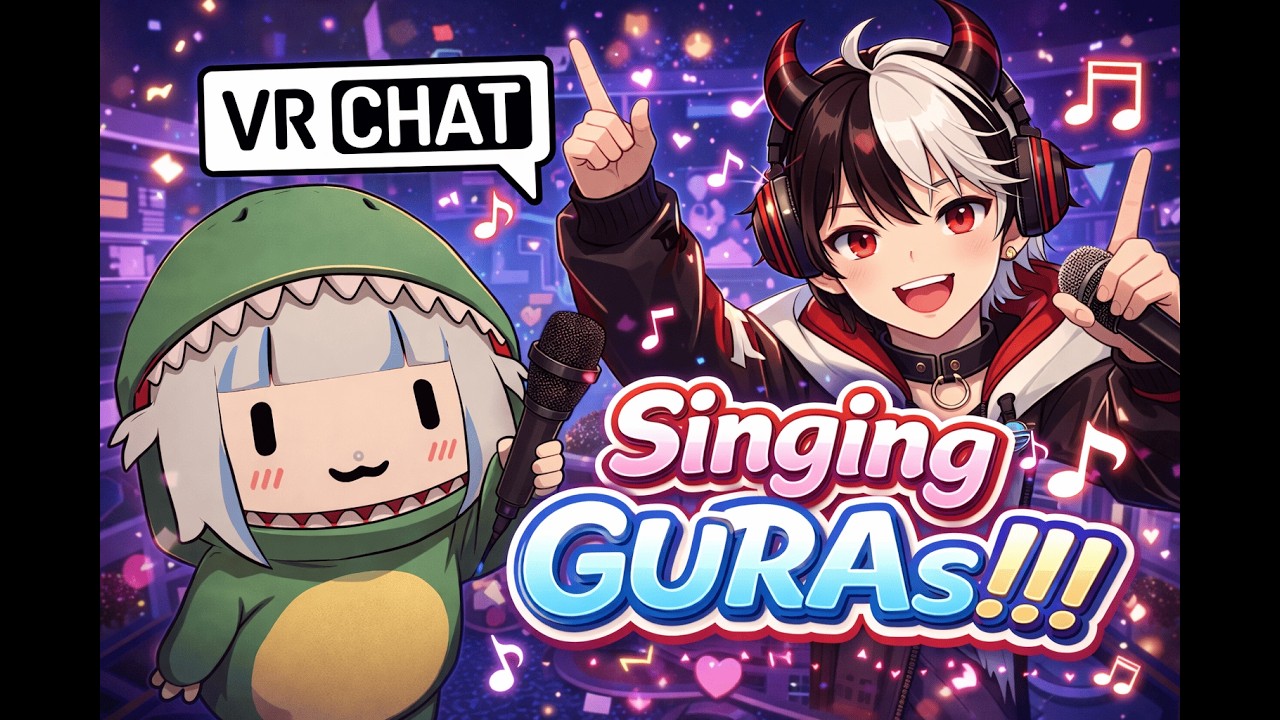 [VRChat] Singing On VRChat! w/Ziii&Ashley