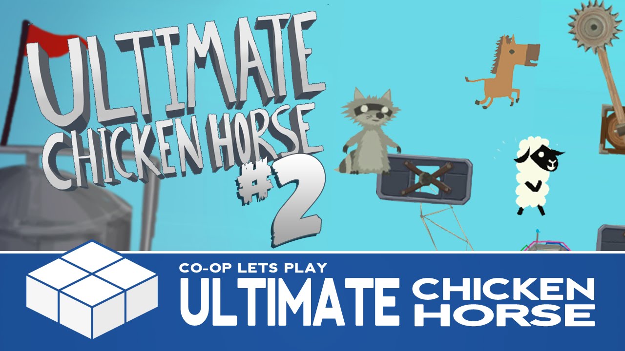 Ultimate Chicken Horse | 3 Player Versus Gameplay