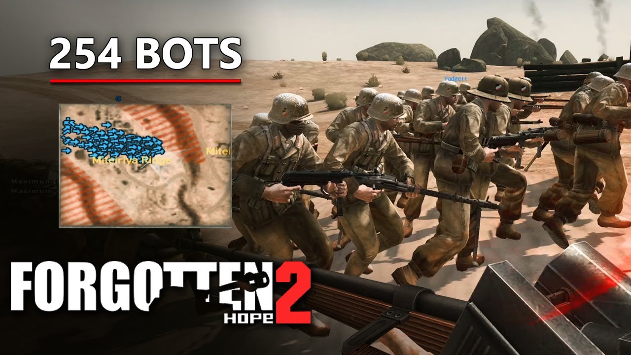 Forgotten Hope 2 El Alamein (254 Bots)