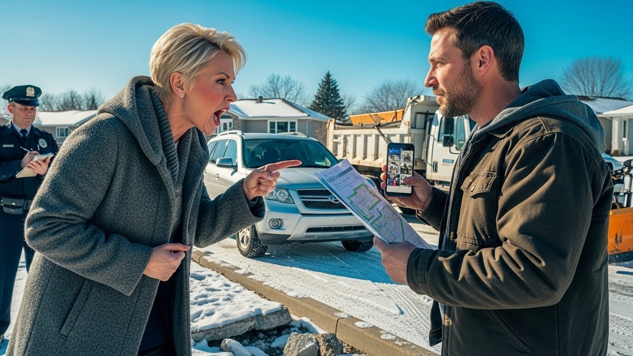 HOA Karen Complained My Snowplow Ruined Her Curb, Then Learned She Parked on My Easement