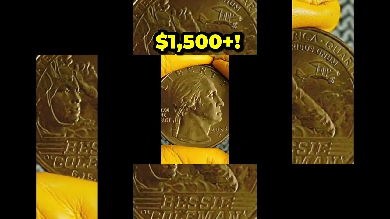 💰 2023-P Bessie Coleman Quarter Value &ndash; Rare Error Coins Worth Up to $1,500! 🪙✈️