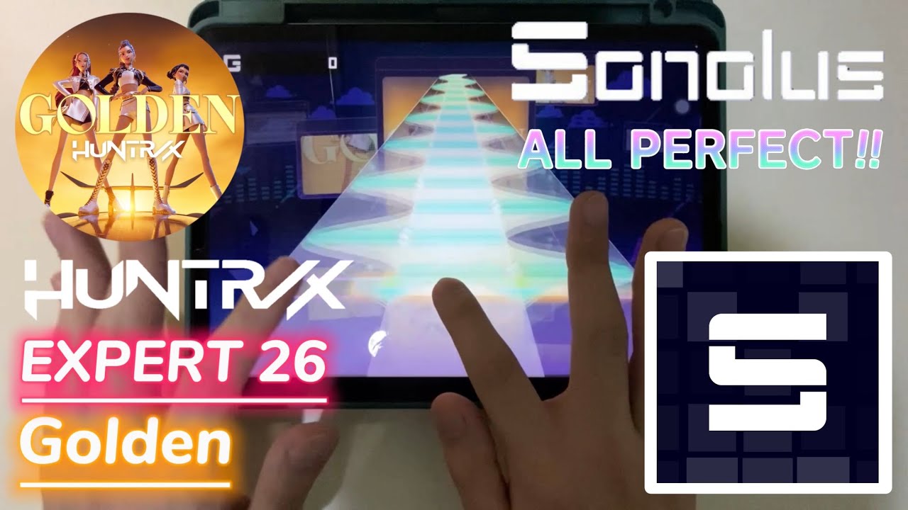 【Sonolus】Golden (EXPERT 26) 【ALL PERFECT】手元【創作譜面】