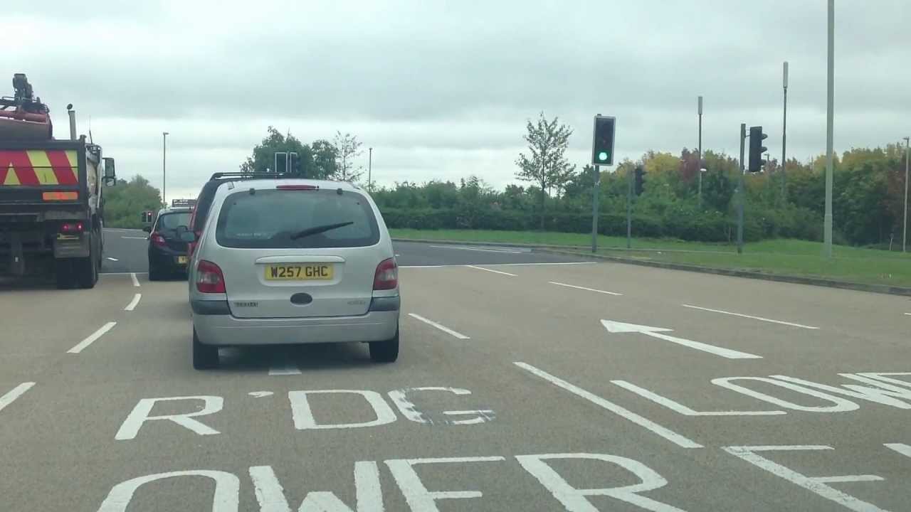 Black Boy Roundabout- Ahead towards Lower Earley