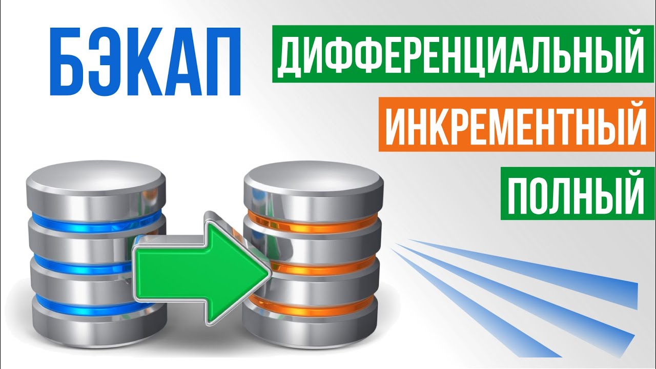 Бэкап: полный, инкрементный и дифференциальный